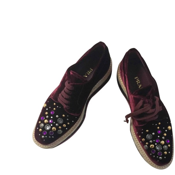 Prada Brown and Gold Platform - Picture 1 of 8